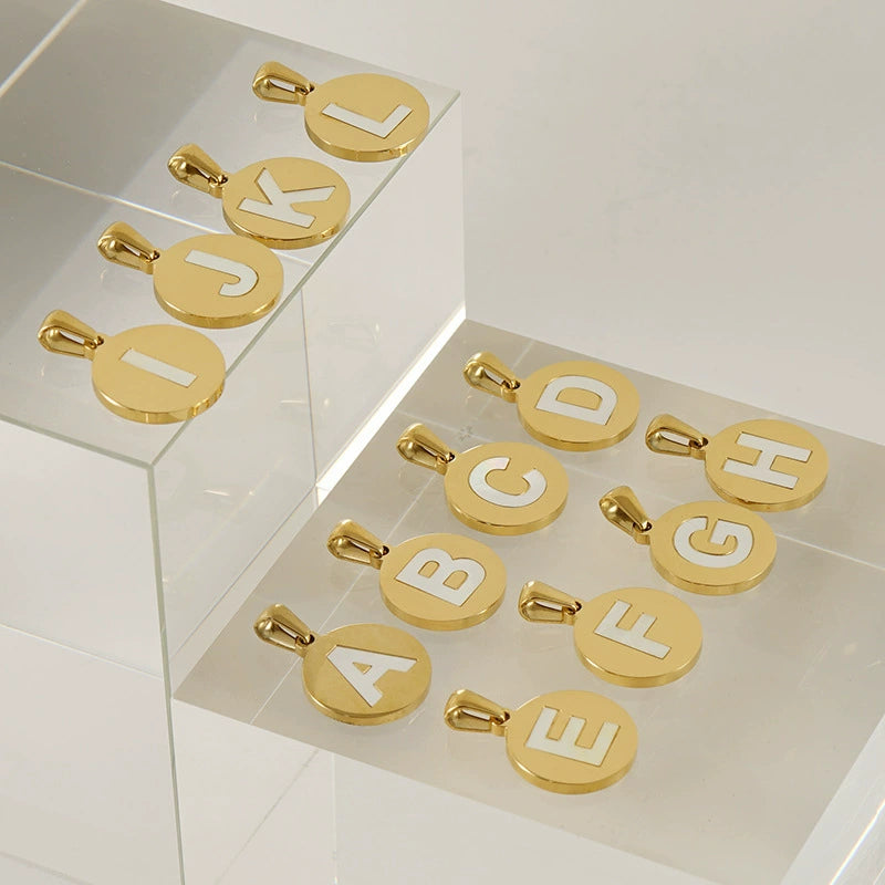 Dainty Disc Initial Necklace – Monogram Jewelry for Mother’s Day & Birthday Gifts