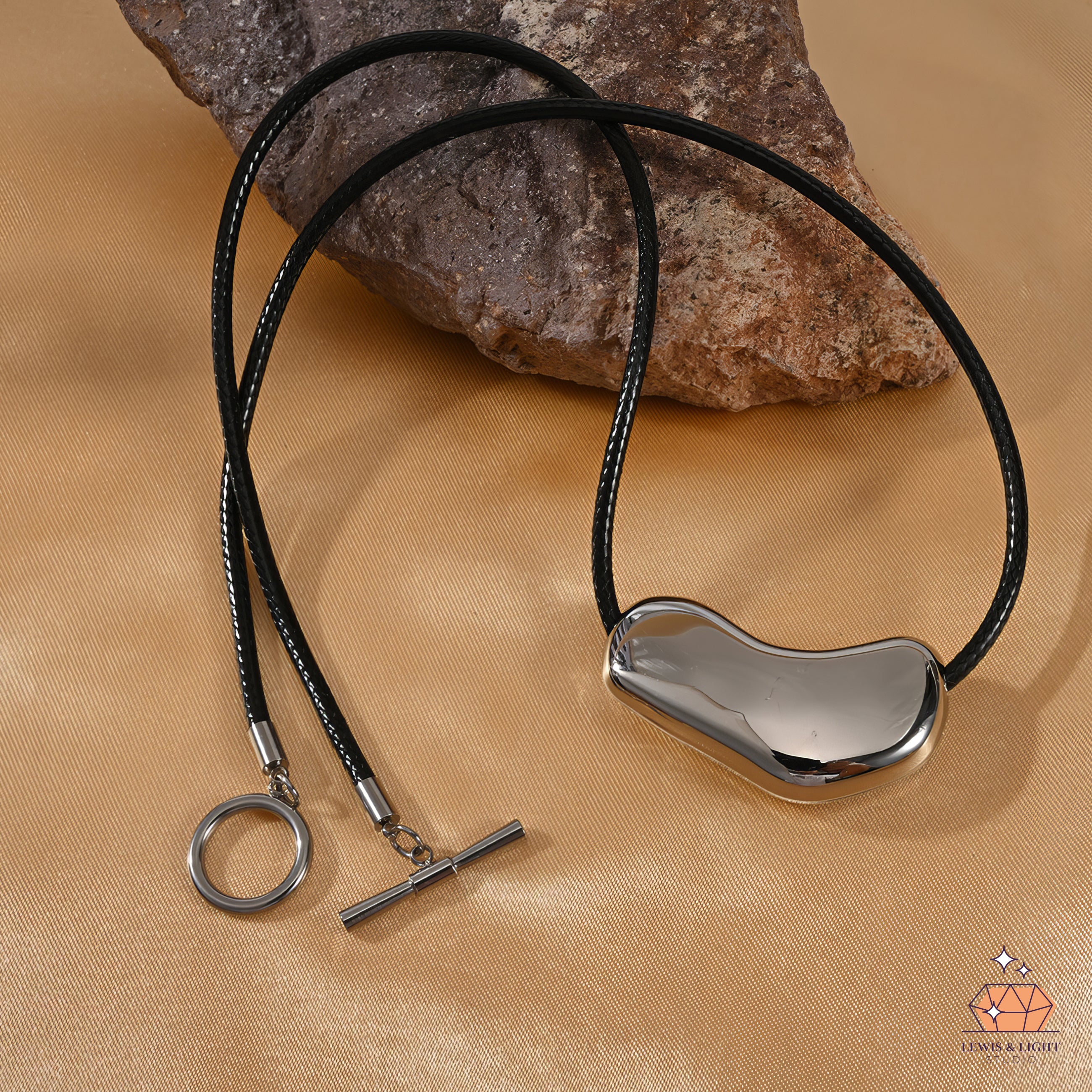 Elsa Perreti Style Necklace – Elsa Bean Inspired Silver Pendant