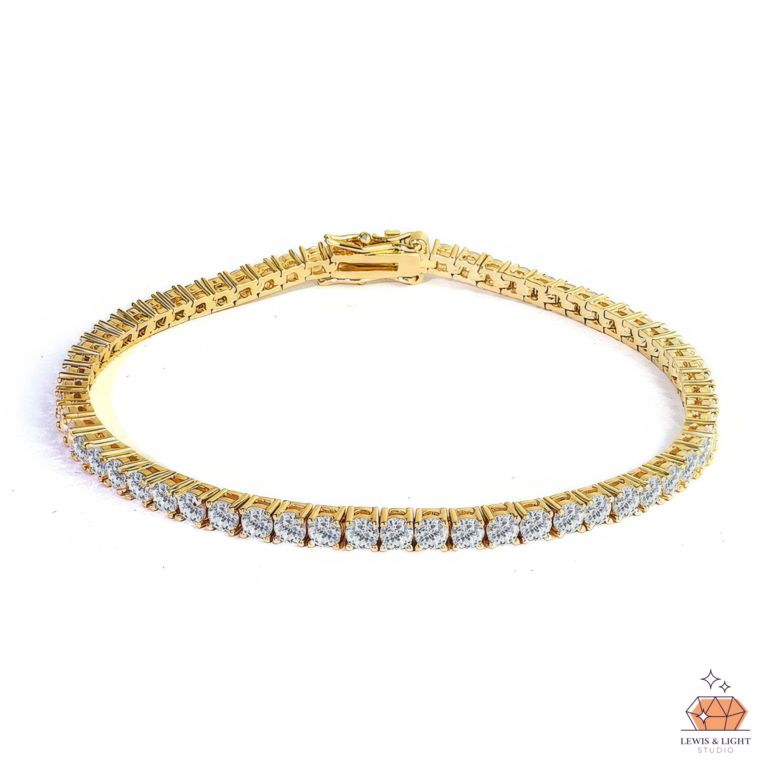 4mm Cubic Zirconia Tennis Chain