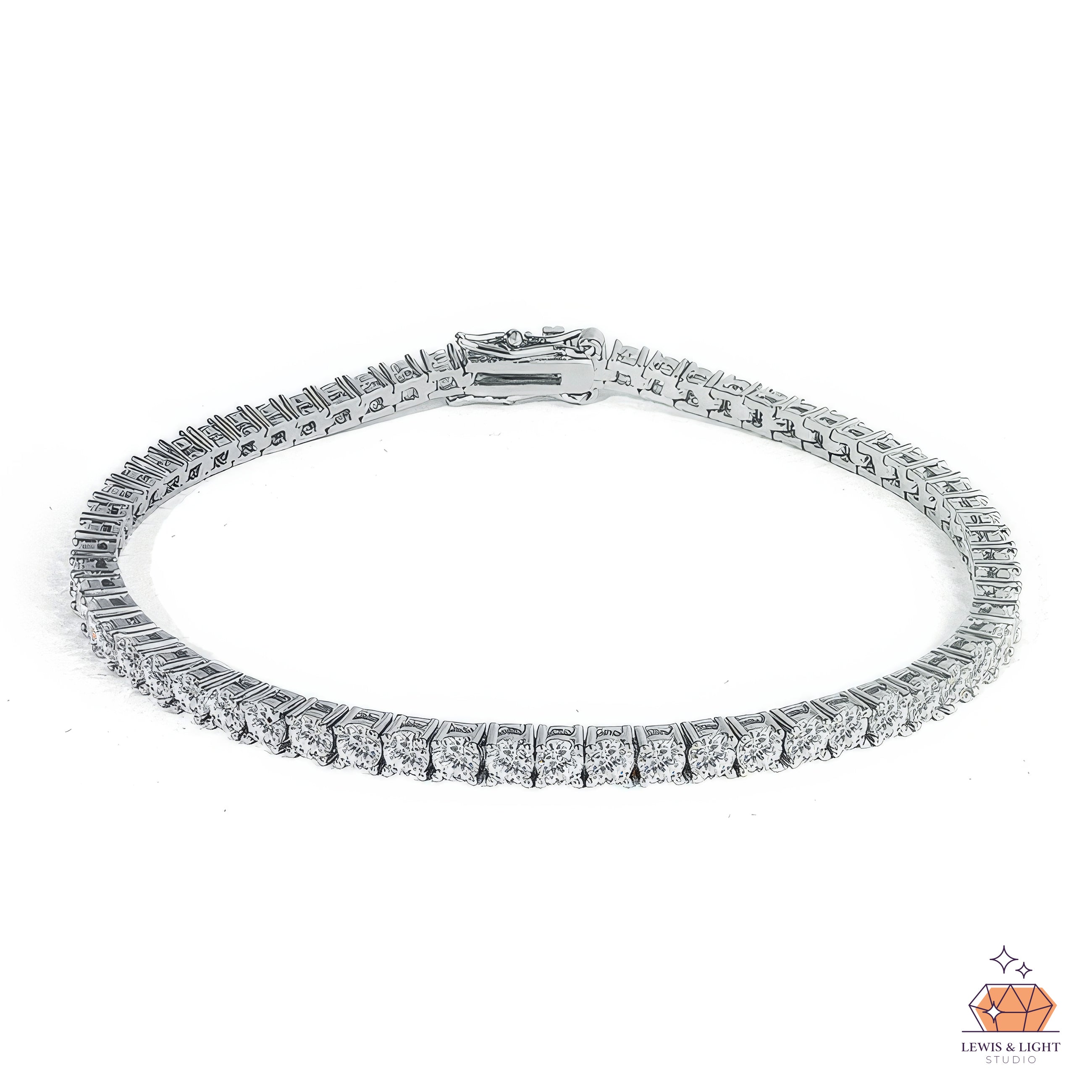 4mm Cubic Zirconia Tennis Chain