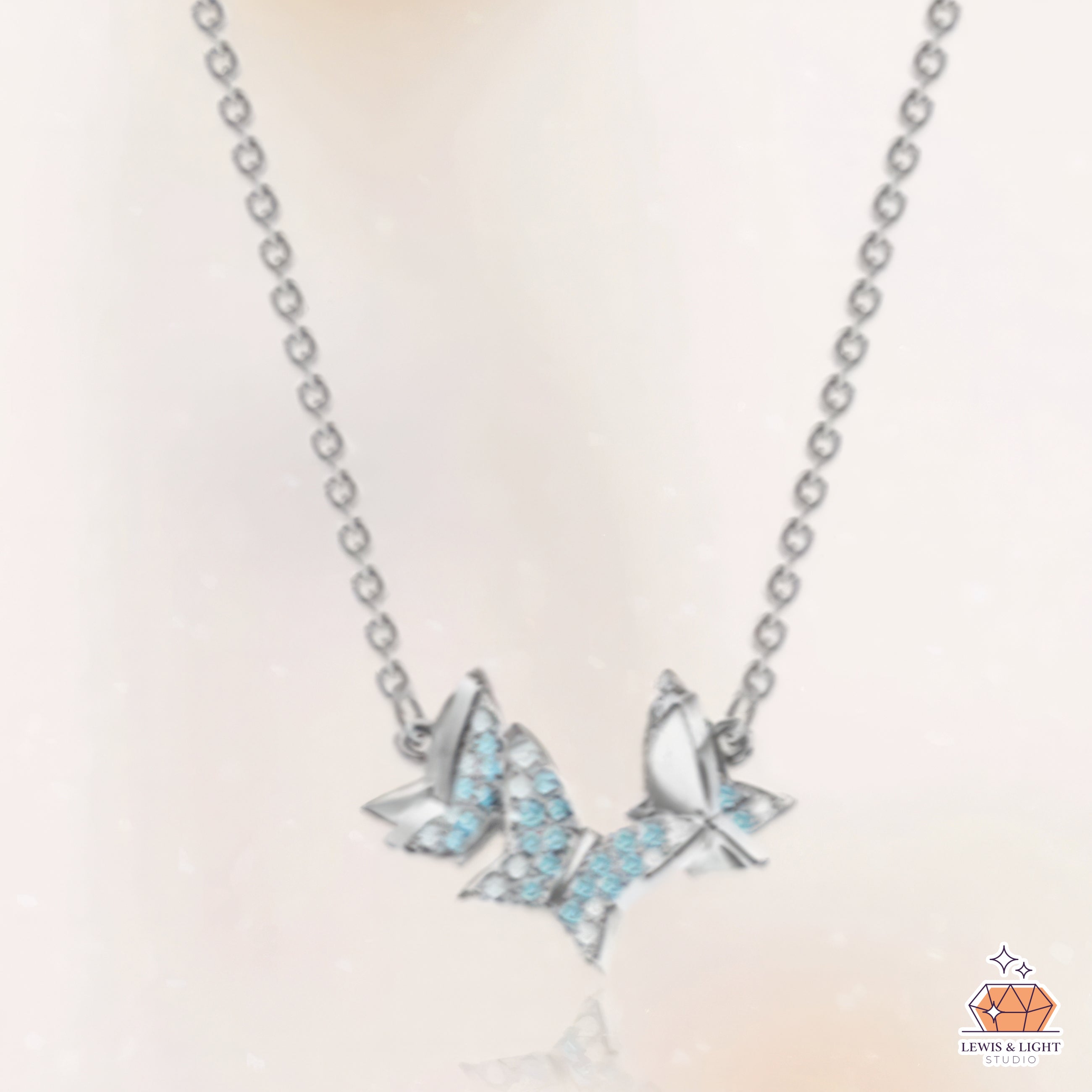 Glinda Butterfly Necklace – Wicked-Inspired Ariana Grande Style